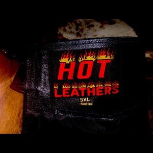 Red Hot Leathers Unisex Leather Chaps 5xl can range n waist size of course.